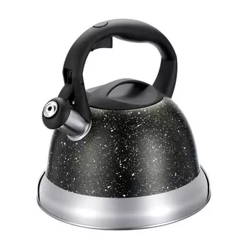 Чайник Regent inox Tea, со свистком, 2.8 л + подарок ситечко для заваривания чая