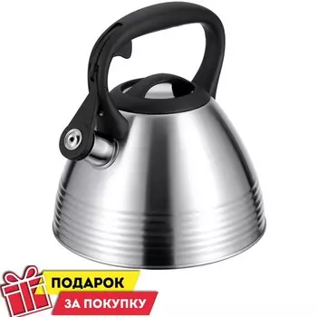 Чайник Regent inox Tea, со свистком, 3 л + подарок ситечко для заваривания чая