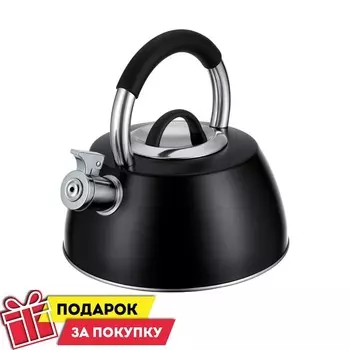 Чайник Regent inox Tea, со свистком, 3 л + подарок ситечко для заваривания чая