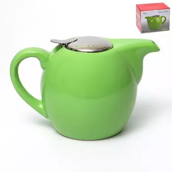 Чайник с фильтром Elrington «Феличита, глазурь», 1.3 л, цвет фисташковый