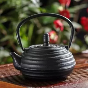 Чайник с ситом «Атьяф», 700 мл, цвет чёрный