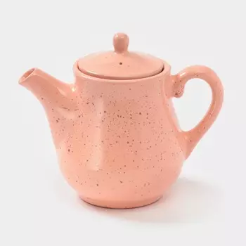 Чайник заварочный Борисовская керамика «Соната», 800 мл, 11.517 см, розовый