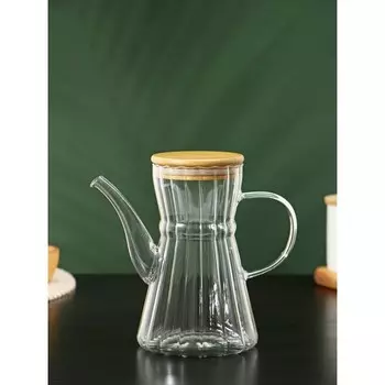 Заварочный чайник BellaTenero «Эко. Восток», 800 мл, 1811.517 см, с бамбуковой крышкой, стекло