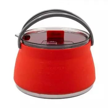 Чайник Tramp складной силиконовый 1 л, цвет терракотовый