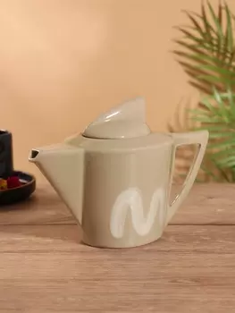 Чайник заварочный «Акула», керамика, бежевый