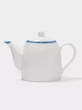 Чайник заварочный Magistro Blue Lagoon, 700 мл, фарфор, белый