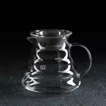 Заварочный чайник «Бриз», 500 мл, с крышкой, стекло