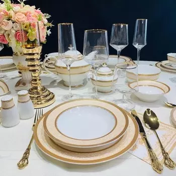 Чайно-столовый сервиз Lenardi «Элизабет», 88 предметов