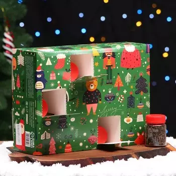 Чай подарочный адвент-календарь «Счастливого Рождества», 215 г