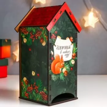 Чайный домик "Белочка" 20х10,5х10 см