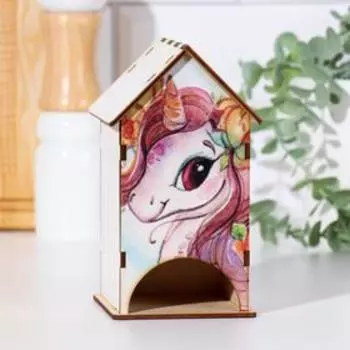 Чайный домик "Единорог" 9,5х 8,5 х 15,5 см
