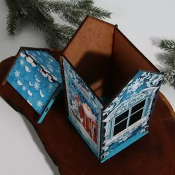 Чайный домик «Любви и счастья», 9 х 8,6 х 19,2 см.