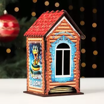 Чайный домик деревянный «Удачи в дом»