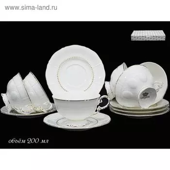 Чайный набор Izobell Gold, 12 предметов