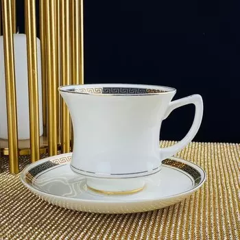 Чайный набор Lenardi, фарфор, 300 мл, 12 предметов