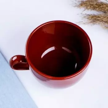 Чаша для бульона "Эльса" коричневая, 0,5л