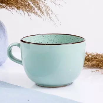 Чаша для бульона "Эльса" мята, 0,6л