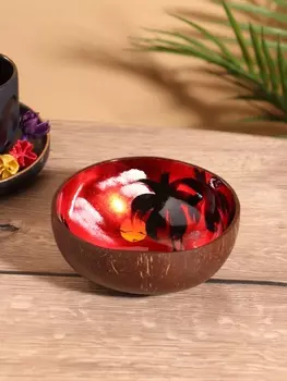 Чаша «Малиновый закат», 14146 см, кокос