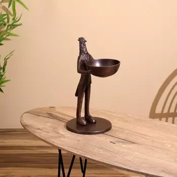 Конфетница «Петушок угощает», 212541 см, алюминий