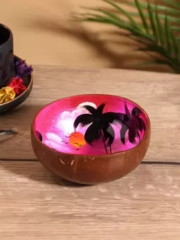 Чаша «Закат», 14146 см, кокос