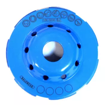 Чашка алмазная двухрядная DISTAR Extra, бетон, 100 х 22,2 мм