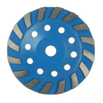 Чашка алмазная зачистная ТУНДРА, TURBO-сегментная, 180 мм