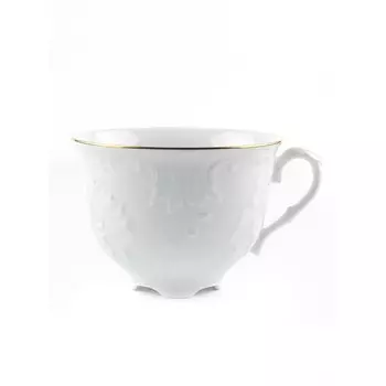 Чашка чайная Cmielow Rococo «Золотая отводка», 330 мл