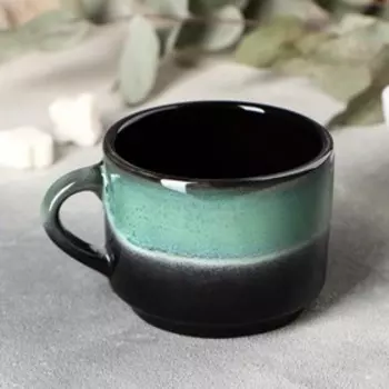 Чашка чайная фарфоровая Verde notte, 200 мл