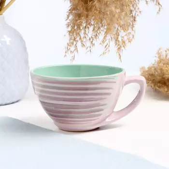 Чашка "Элегант" 0,25л / 11х6,5см, лаванда