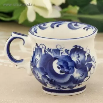 Чашка «Кофейная», 996 см, гжель