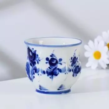 Чашка "Нежность", гжель, фарфор, 2с