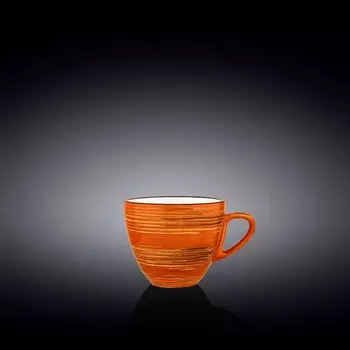 Чашка Wilmax England Spiral, 190 мл, цвет оранжевый