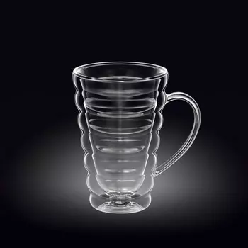 Чашка Wilmax England, термостекло, двойные стенки, 300 мл