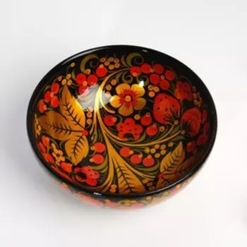 Чашка «Ягодка», полная запись, 13×13×6 см, хохлома