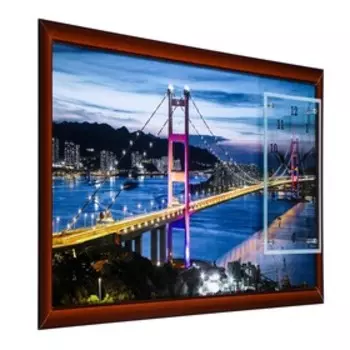 Часы-картина настенные, серия: Город, "Сан-Франциско", 50 х 100 см