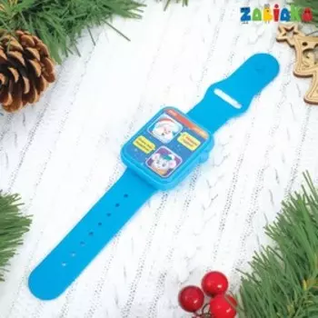 Часы музыкальные «Время волшебства» синий, свет, звук, в пакете