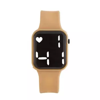 Часы наручные электронные, ремешок силикон