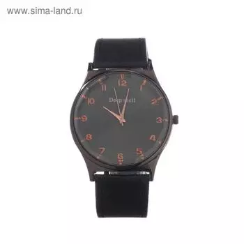 Часы наручные "Deep shell" d=4.5 см, ремешок экокожа