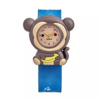Часы наручные детские "Обезьянка", ремешок силикон
