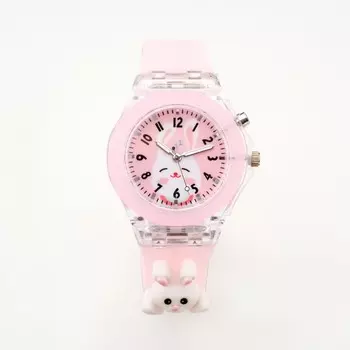 Часы наручные кварцевые детские "Заяц"