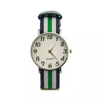 Часы наручные "Каньяда", хром, d=4 см, микс