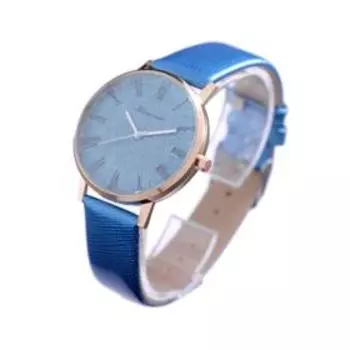 Часы наручные Kanima 2875, d=3.5 см, экокожа, бирюзовый