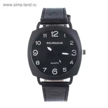 Часы наручные мужские Bolingdun 3603, d=4.5 см, экокожа, микс