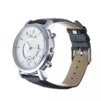 Часы наручные мужские, d-4.8 см, ремешок экокожа 25.5 см, с календарём