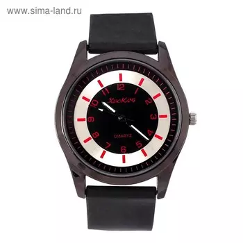 Часы наручные мужские "Карлайл", ремешок из экокожи, d=4.3 см