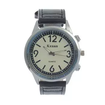 Часы наручные мужские Kxuan, d=5 см, ремешок экокожа 25 см