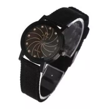 Часы наручные женские ShiKai 027 d=4 см, текстильный ремешок