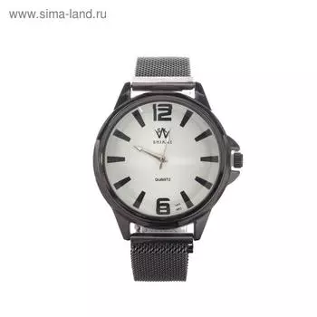 Часы наручные ShiKai 482 d=4.2 см, хром
