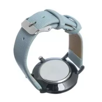 Часы наручные женские "Аузония", d=4 см, серый ремешок