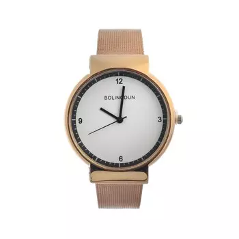 Часы наручные женские "BOLINGDUN", циферблат d=4 см, цвет золото, стрелки микс